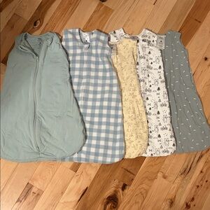 5 Halo Sleep Sacks - birth-6m